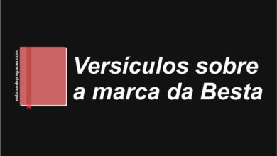 Versículos sobre a marca da Besta