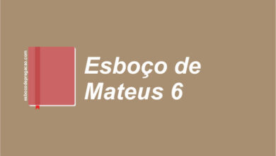 Mateus 6 esboço de pregação